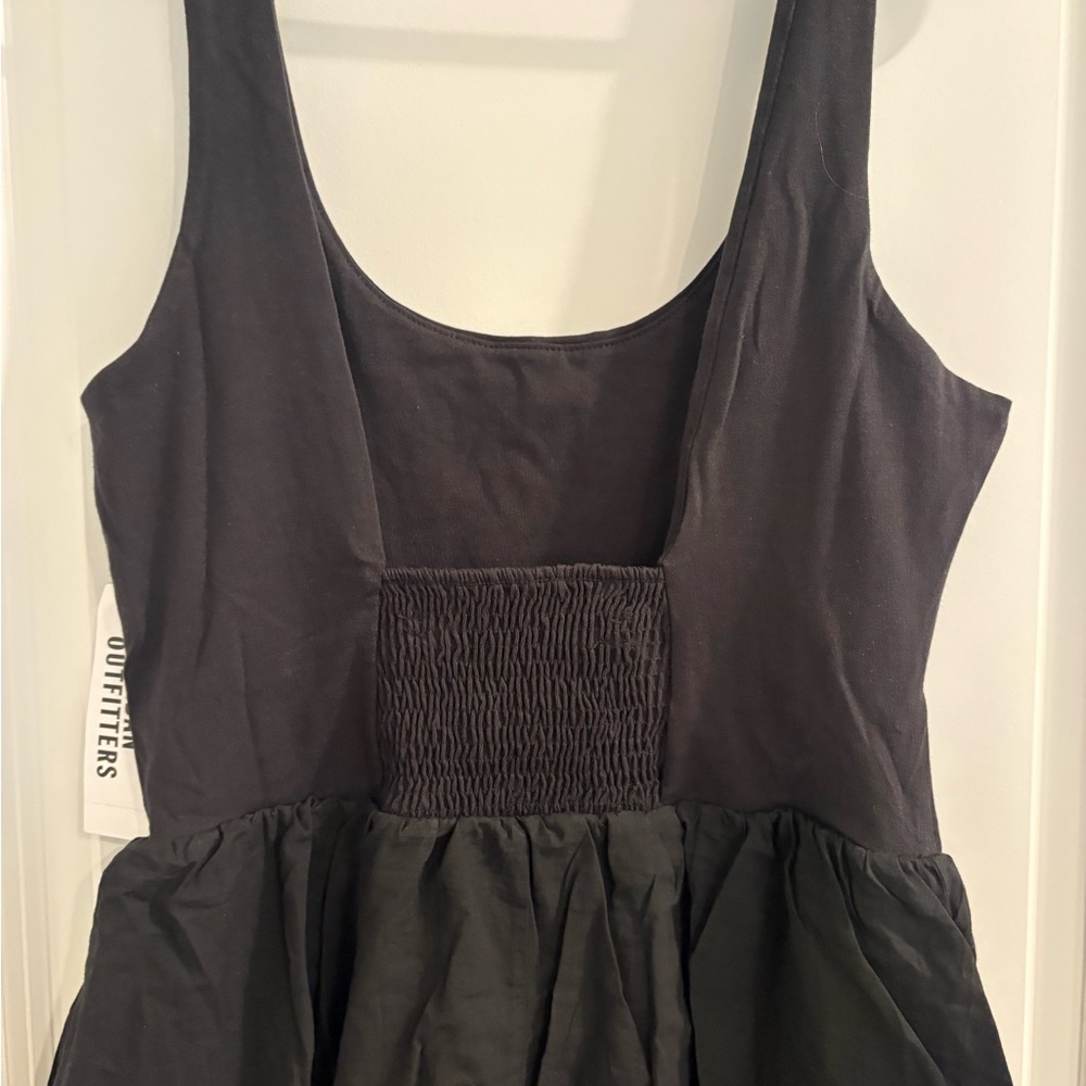 Urban Outfitters Cotton Black Fit and Flare Mini Dress - Picture 6 of 10